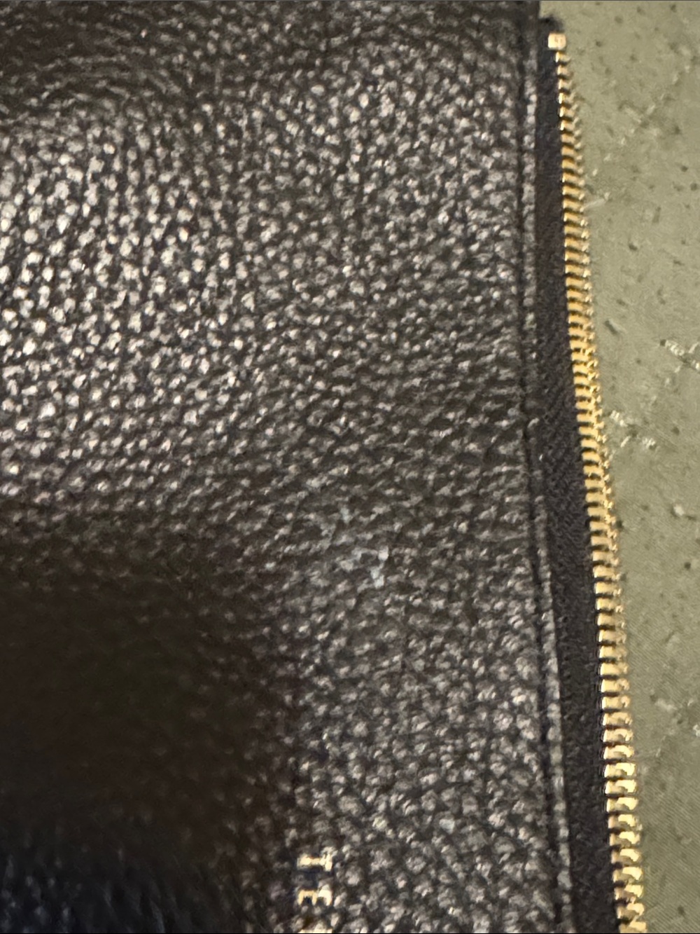 Ted Baker Black Leather Zip Pouch Clutch - Men 10 x 6 - Picture 2 of 2